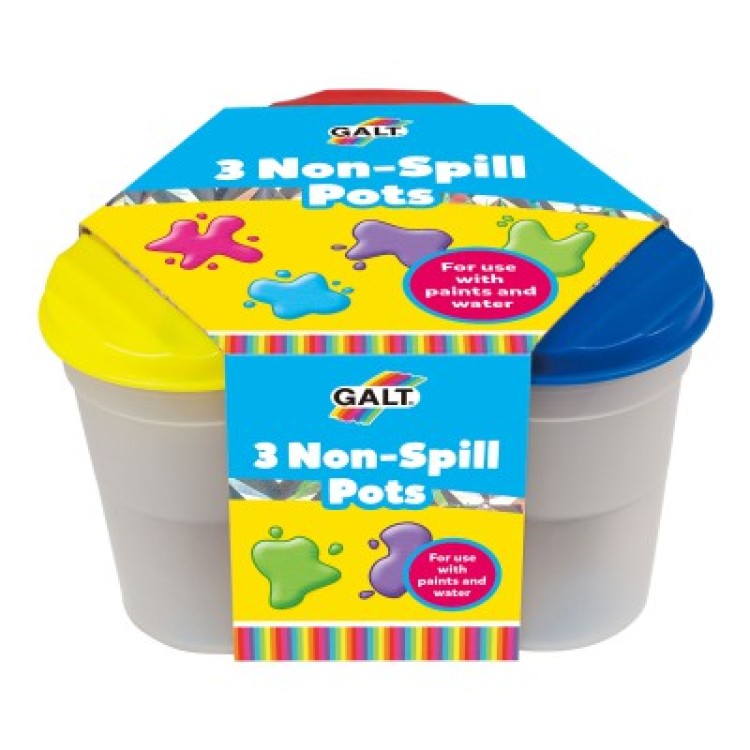 Galt Pack of 3 Non Spill Pots