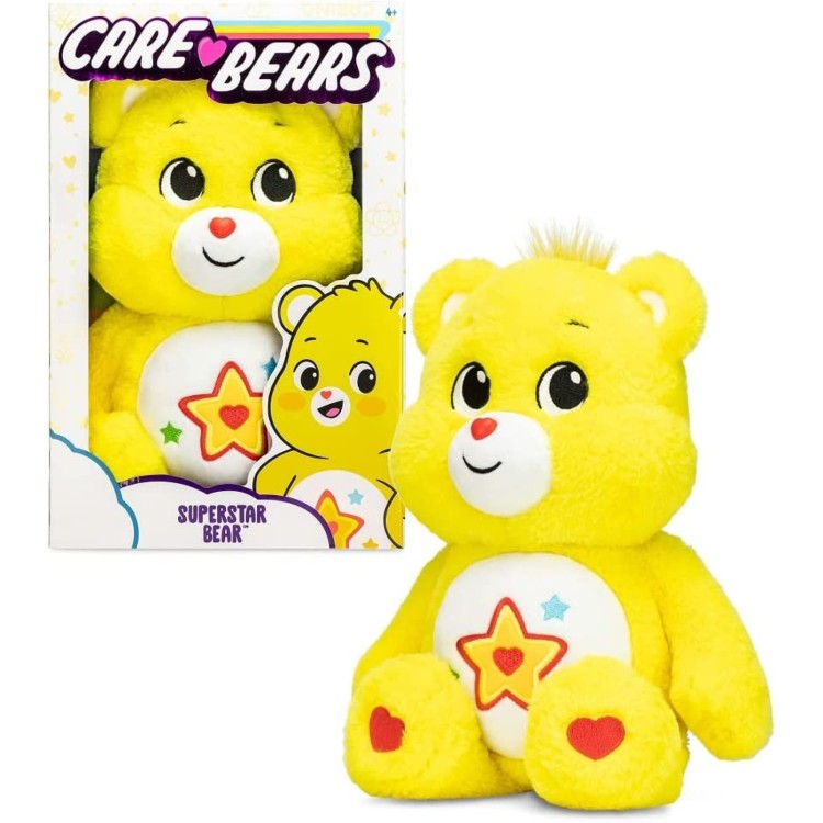 Care Bears Medium Size Plush - Superstar Bear