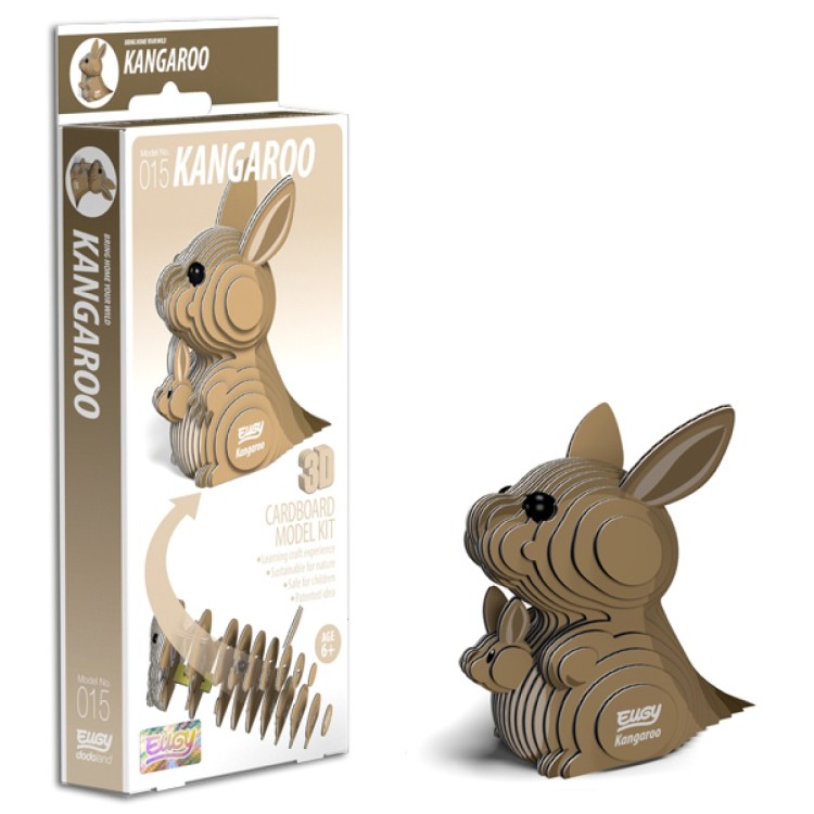 Eugy Card Model Kit - Kangaroo