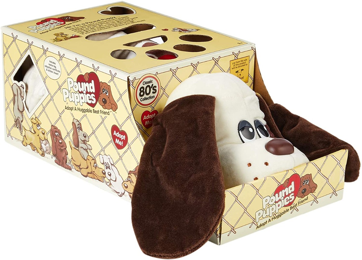 Basic Fun Pound Puppies Classic Cream with Medium Brown Spots Puppy -  Bright Star Toys