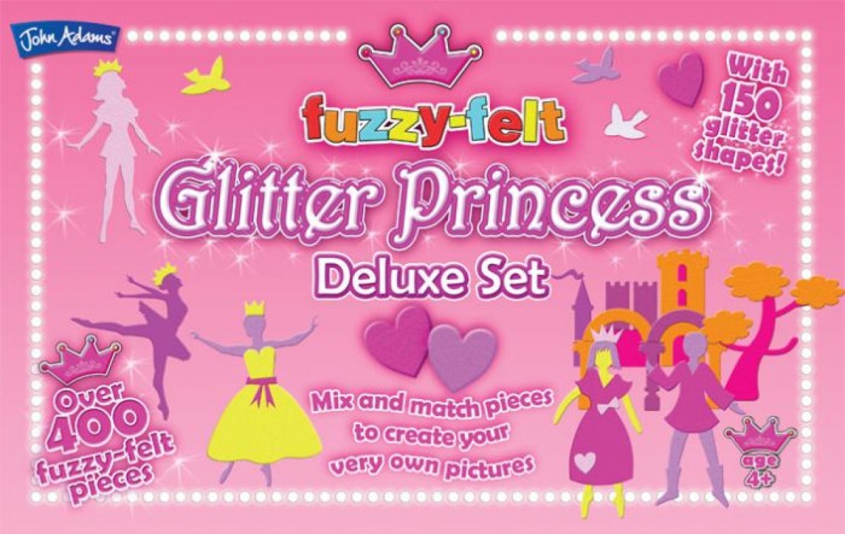 Fuzzy Felt Glitter Princess Set Bright Star Toys