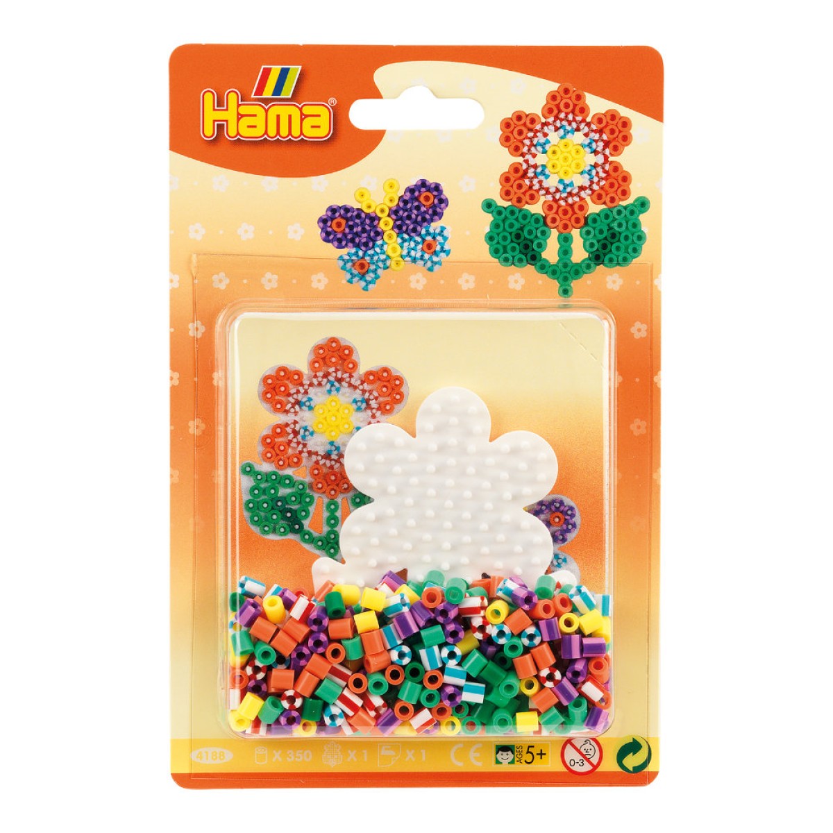 Hama Beads Small Flower Blister Pack - Bright Star Toys