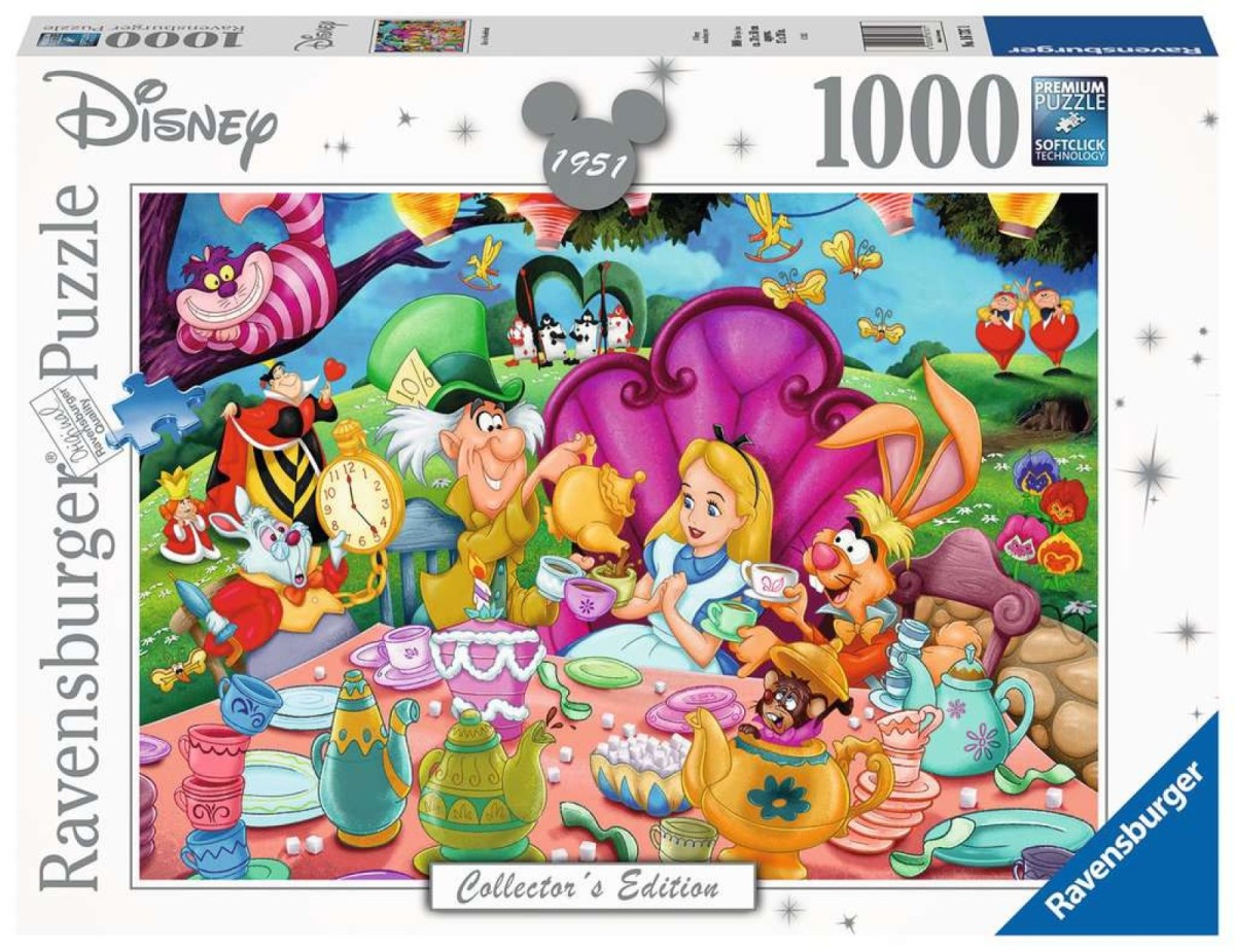 Ravensburger Disney Alice in Wonderland 1000 Piece Jigsaw Puzzle Bright Star Toys