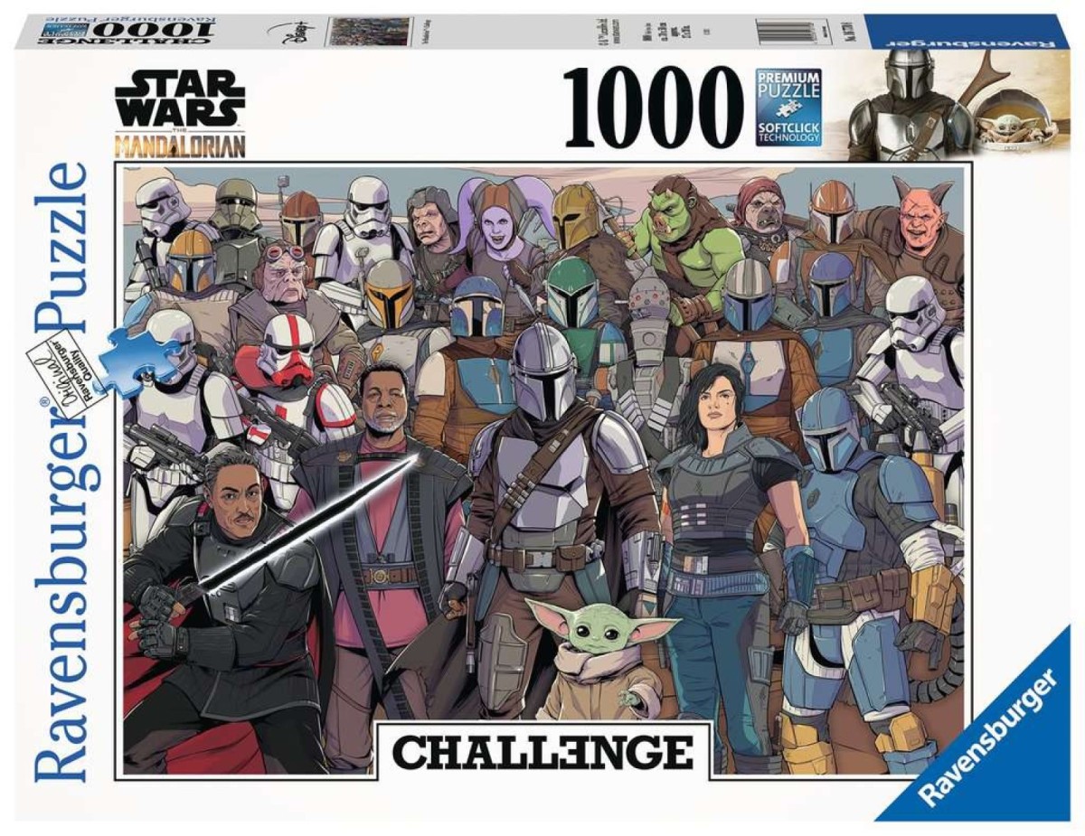 Ravensburger Star Wars The Mandalorian Challenge 1000 Piece Jigsaw Puzzle -  Bright Star Toys