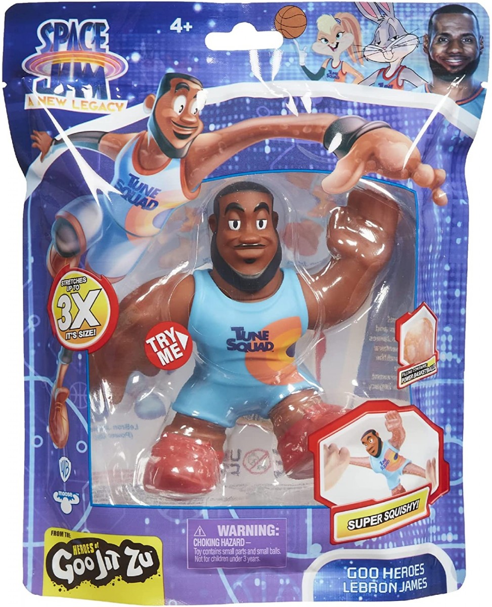 Space Jam Heroes of Goo Jit Zu LeBron James Figure - Bright Star Toys