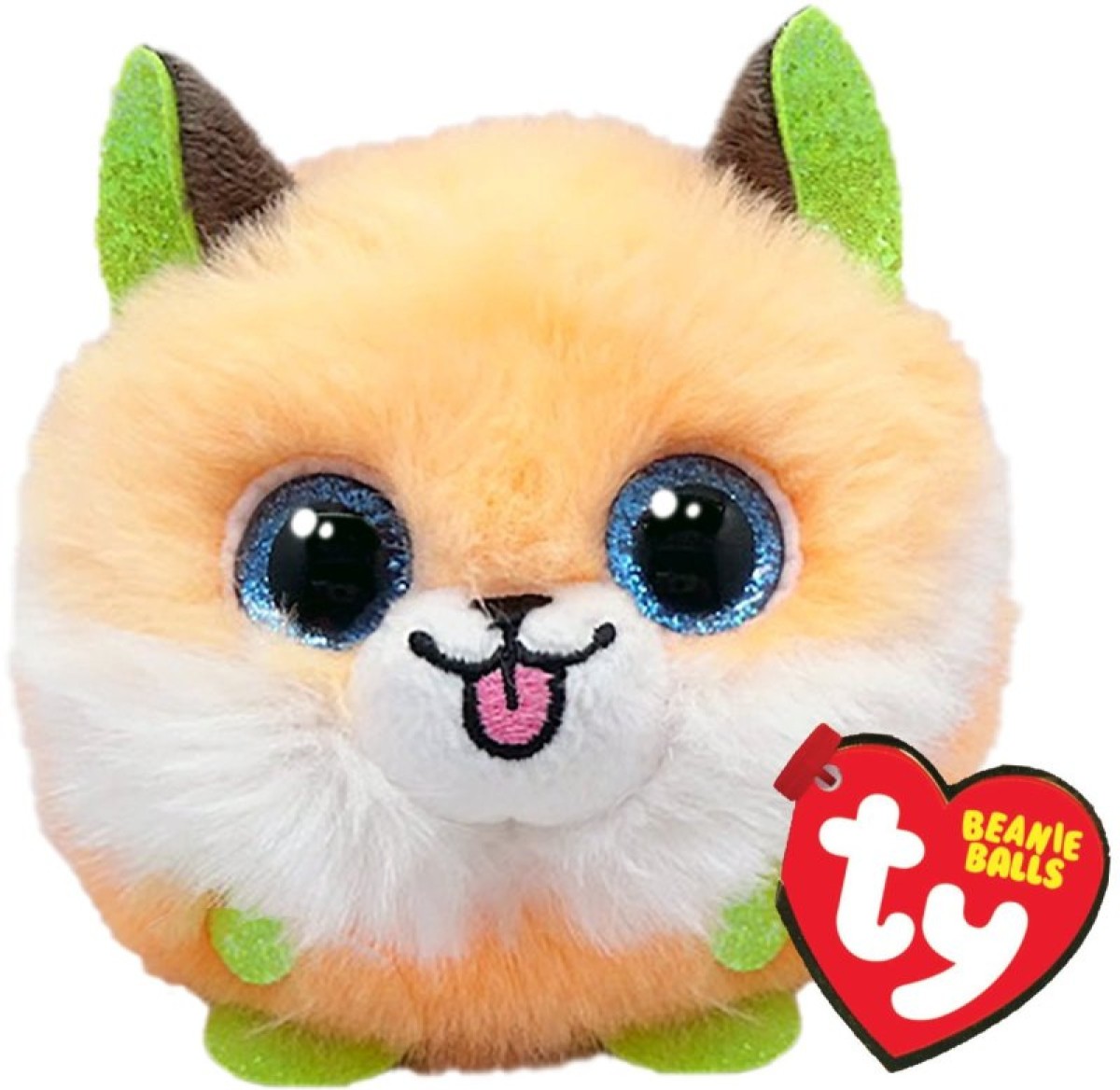 TY Sherbet the Fox Beanie Balls Puffies - Bright Star Toys