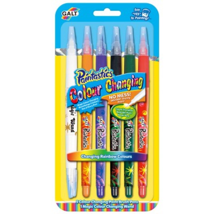 Galt Pack of 5 Paintastics Colour Changing Pens and Magic Wand