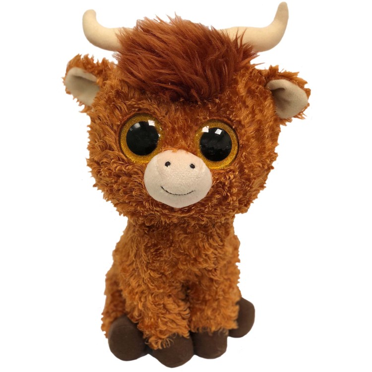 TY Angus the Highland Cow Beanie Boo Medium Size