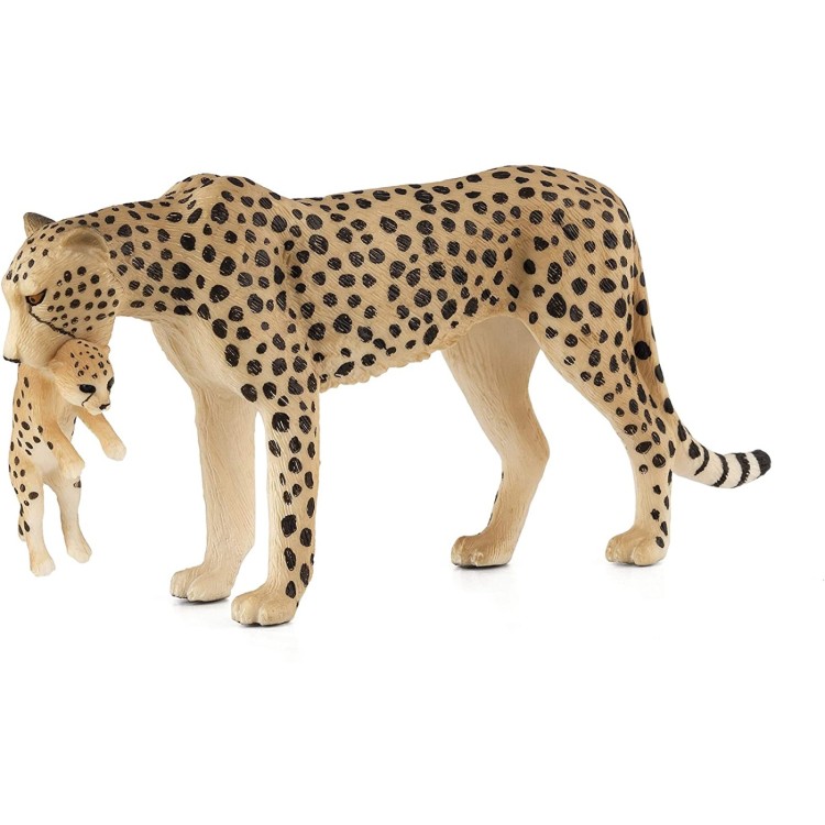 Mojo Animal Planet Figure - Cheetah Female with Cub