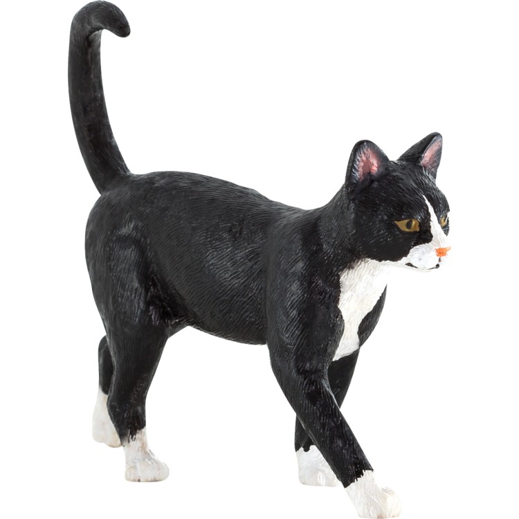 Mojo Animal Planet Figure - Farm Yard Cat Black and White