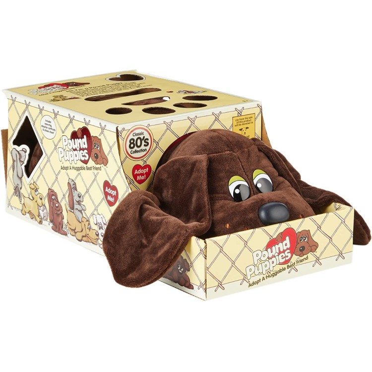 Basic Fun Pound Puppies Classic Dark Brown Puppy