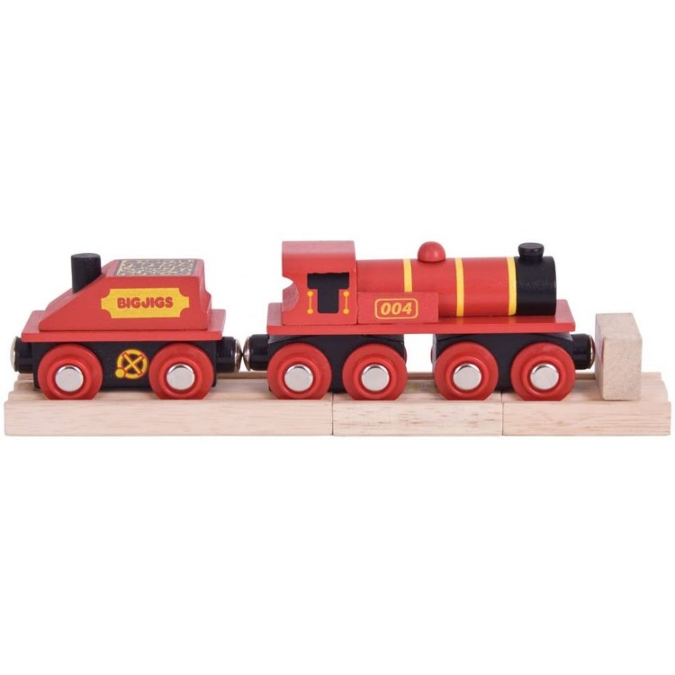 Bigjigs Big Red Engine Wooden Train