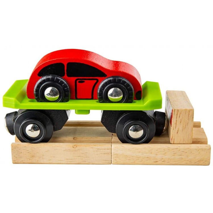 Bigjigs Car Carriage Wooden Train