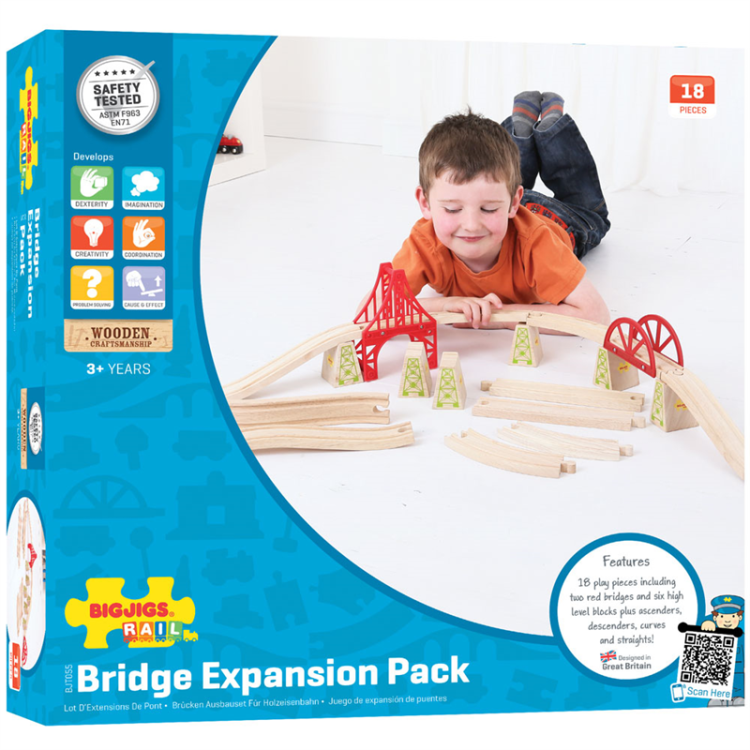 Bigjigs Rail Bridge Expansion Set