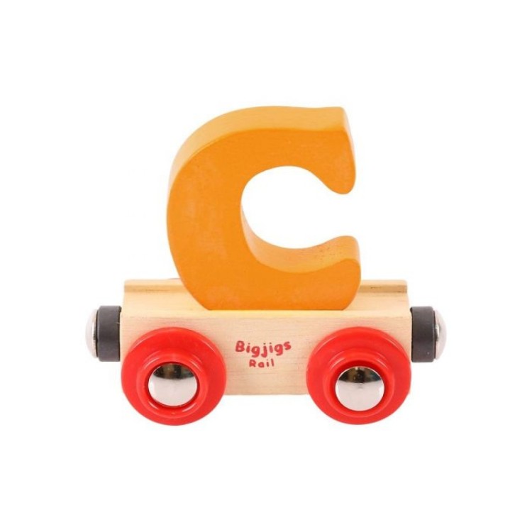 Bigjigs Rail Name - Letter C (Letter Colour May Vary)