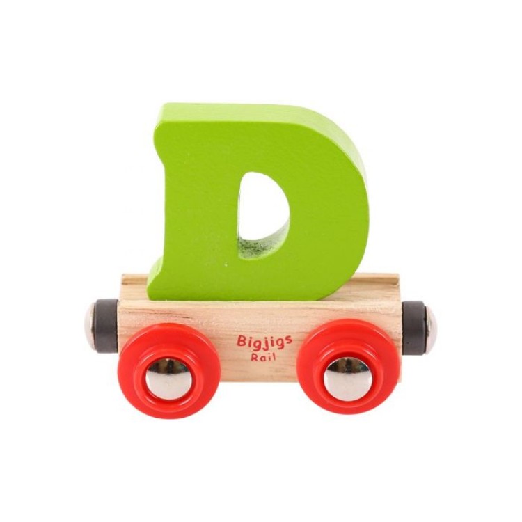 Bigjigs Rail Name - Letter D (Letter Colour May Vary)