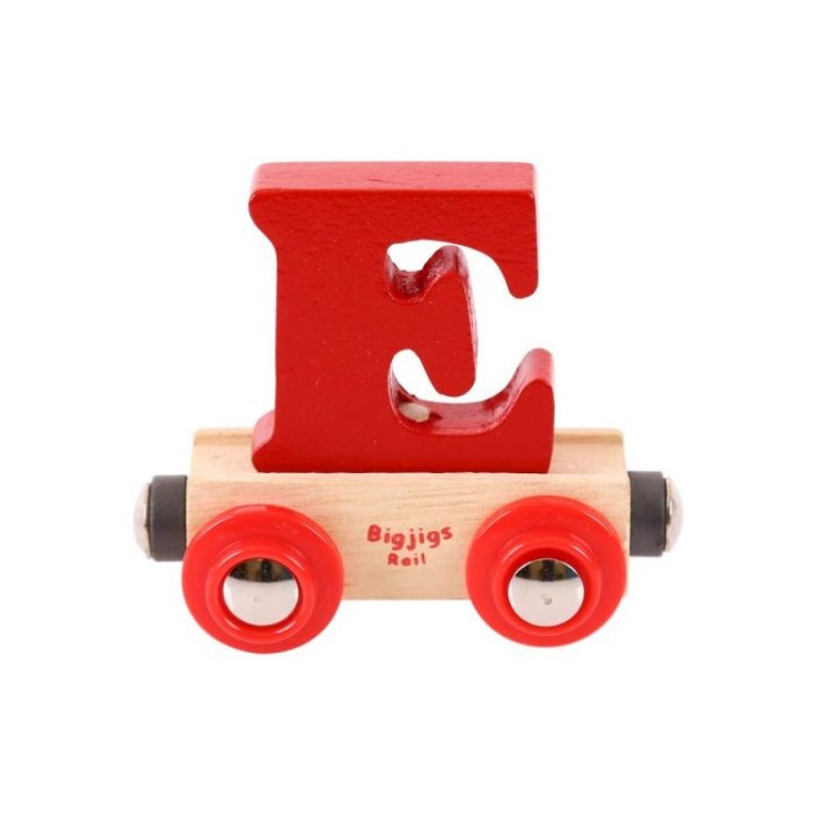 Bigjigs Rail Name - Letter E (Letter Colour May Vary)