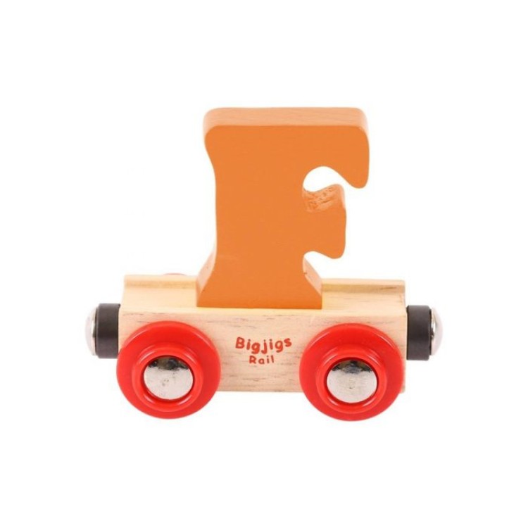 Bigjigs Rail Name - Letter F (Letter Colour May Vary)