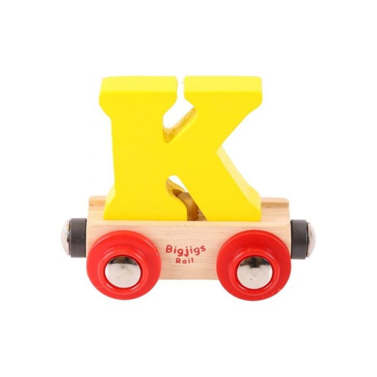 Bigjigs Rail Name - Letter K (Letter Colour May Vary)