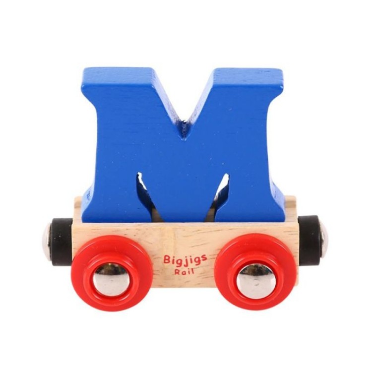 Bigjigs Rail Name - Letter M (Letter Colour May Vary)