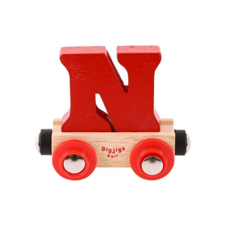 Bigjigs Rail Name - Letter N (Letter Colour May Vary)