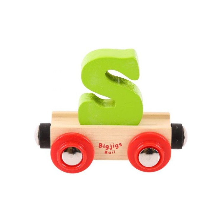 Bigjigs Rail Name - Letter S (Letter Colour May Vary)