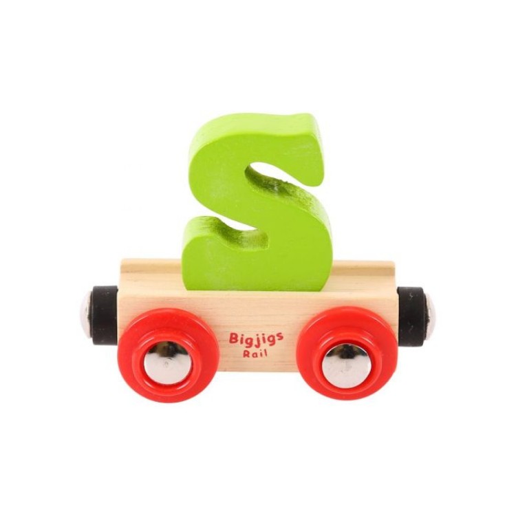 Bigjigs Rail Name - Letter S (Letter Colour May Vary)