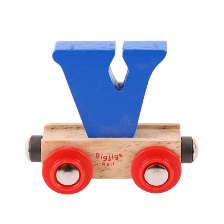 Bigjigs Rail Name - Letter V (Letter Colour May Vary)