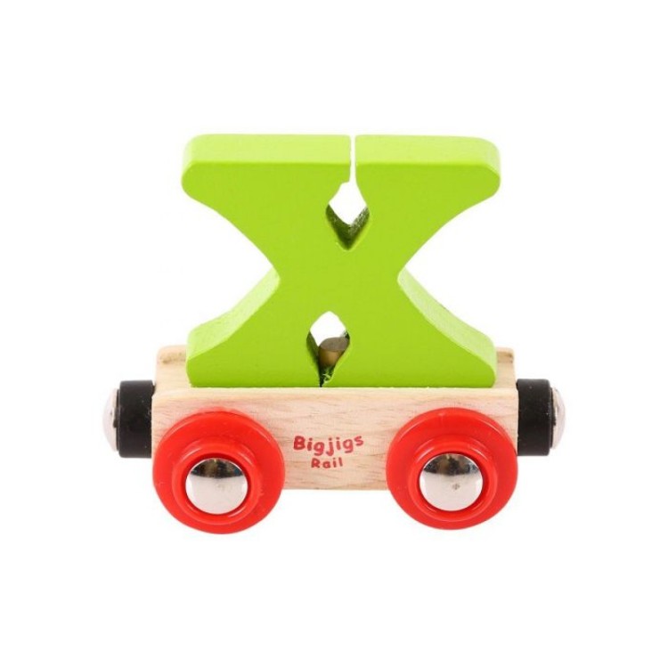 Bigjigs Rail Name - Letter X (Letter Colour May Vary)