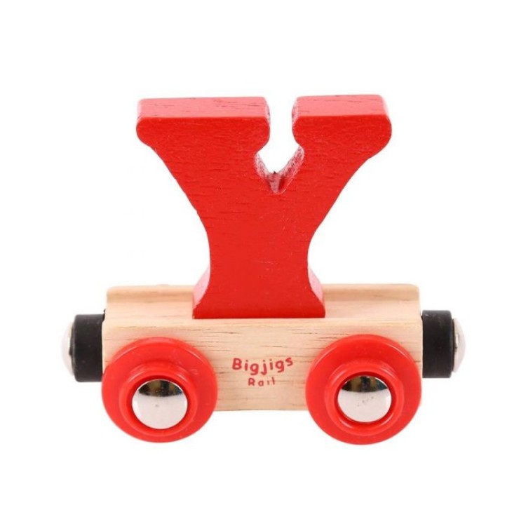 Bigjigs Rail Name - Letter Y (Letter Colour May Vary)