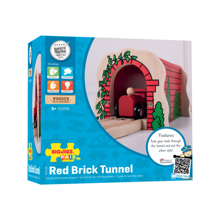 Bigjigs Rail Red Brick Tunnel