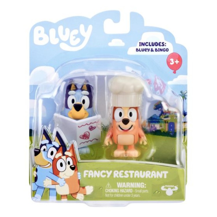 Bluey Fancy Restaurant Pack of 2 Figures