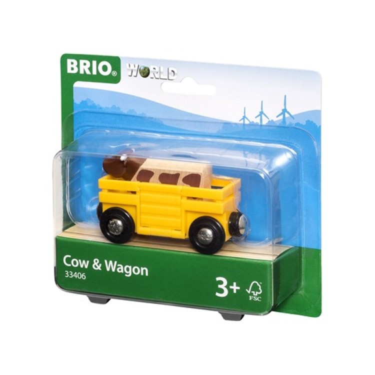 Brio Cow and Wagon