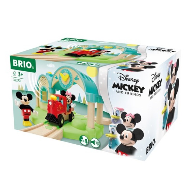 Brio Disney Mickey Mouse Record and Play Train Station