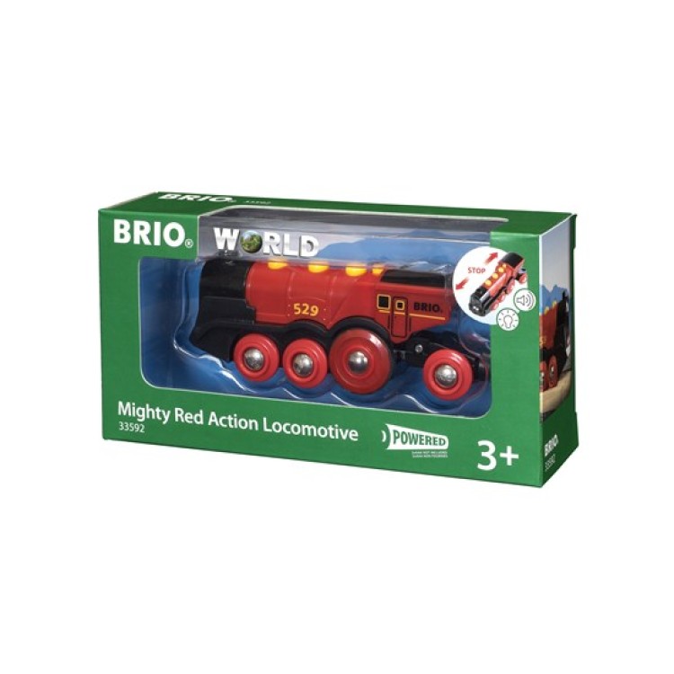 Brio Mighty Red Action Locomotive