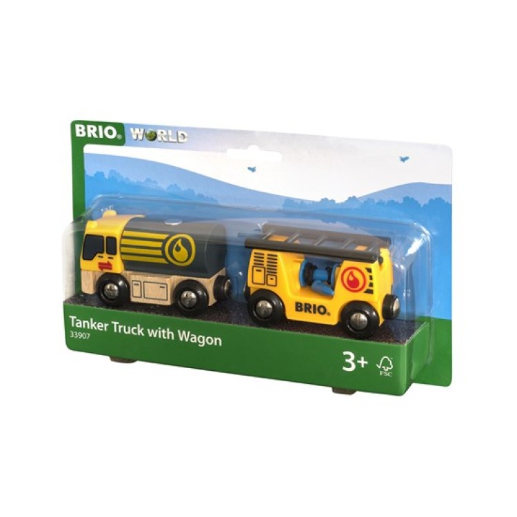 Brio Tanker Truck with Wagon