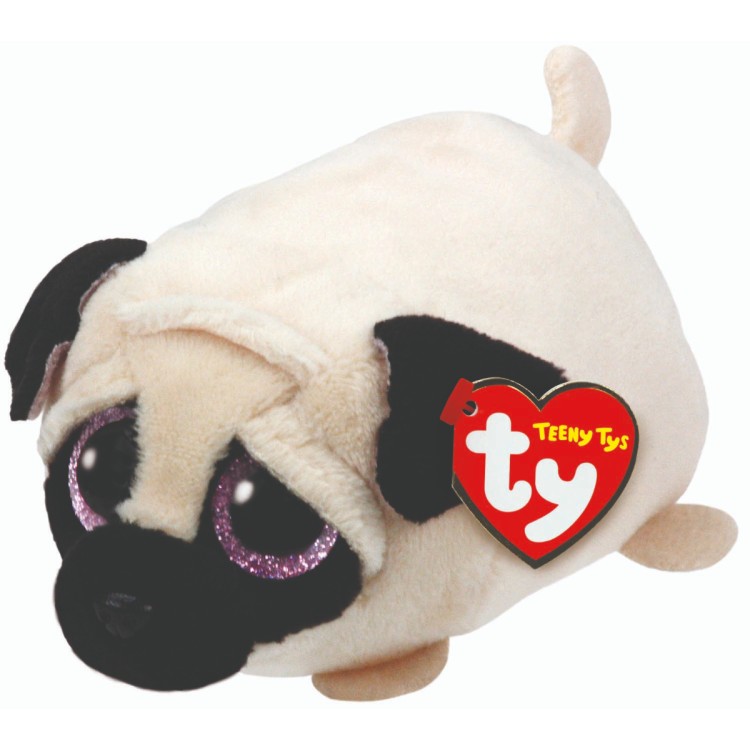 TY Teeny Ty Candy the Pug Plush Bright Star Toys