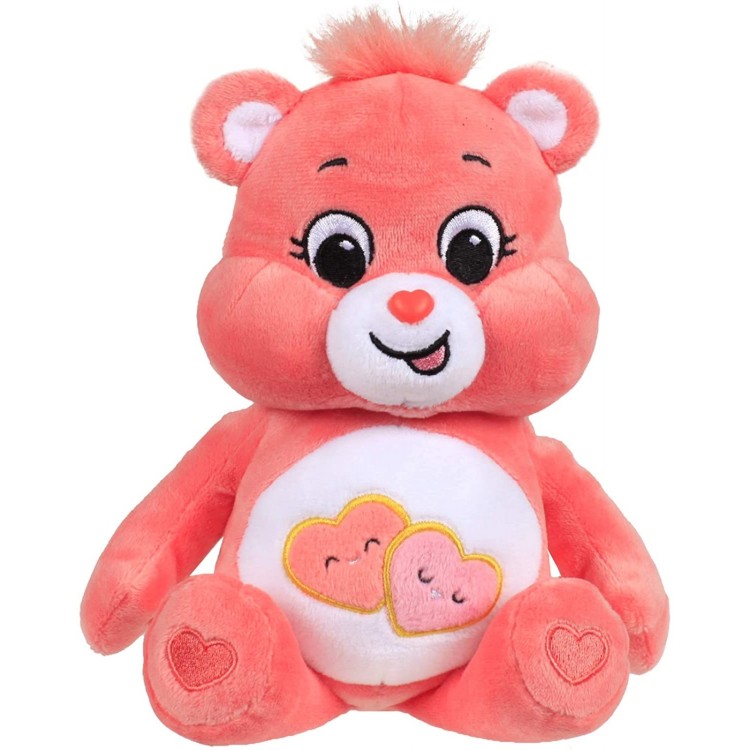 Care Bears Love-a-Lot Bear Basic Bean Plush 