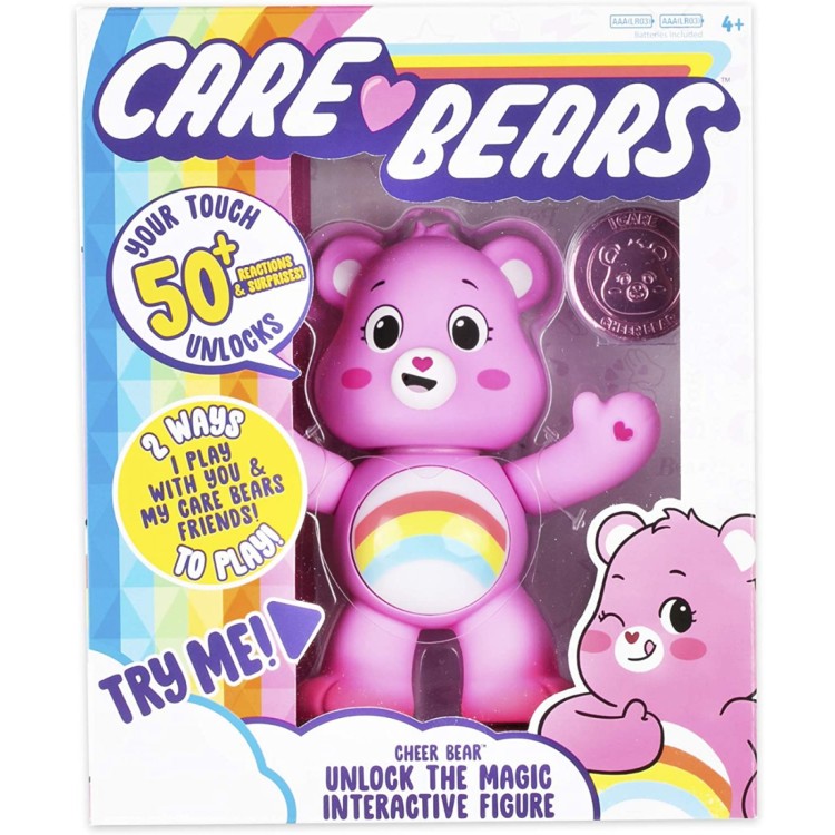 Care Bears Unlock the Magic Interactive Figure Cheer Bear Bright Star Toys