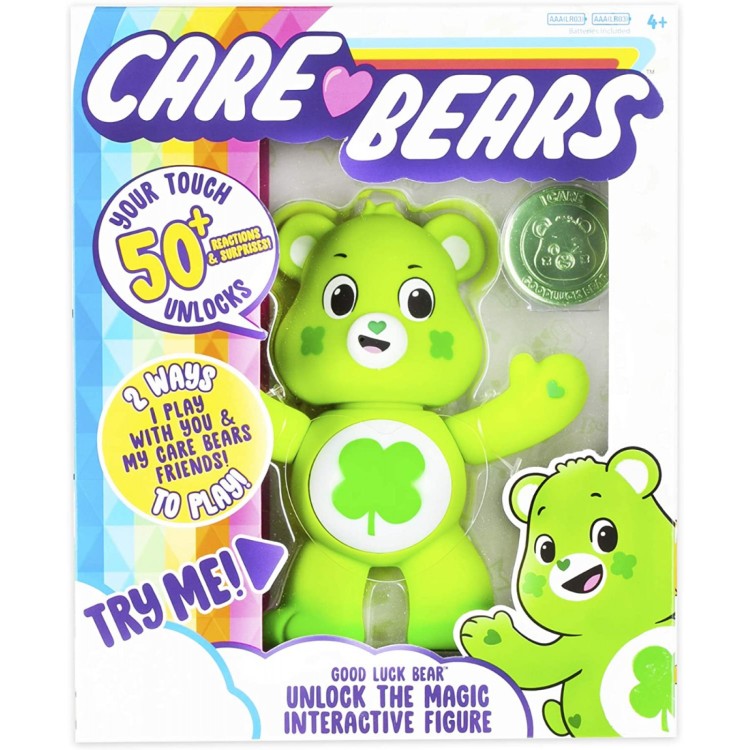 Care Bears Unlock the Magic Interactive Figure - Good Luck - Bright ...