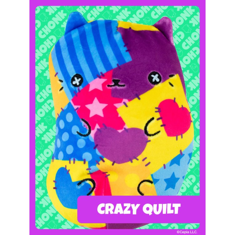Cats vs Pickles Chonks - Crazy Quilt #230