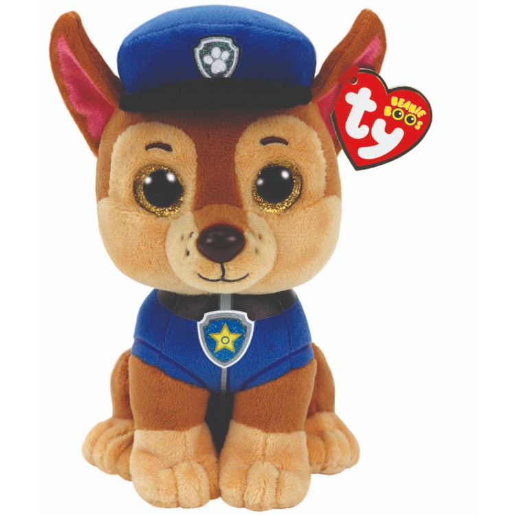 TY Paw Patrol Chase Beanie Boo Regular Size