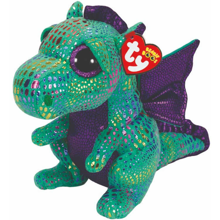 TY Cinder the Dragon Beanie Boo Medium Size