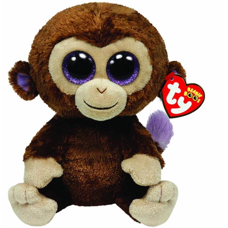TY Coconut the Monkey Beanie Boo Medium Size