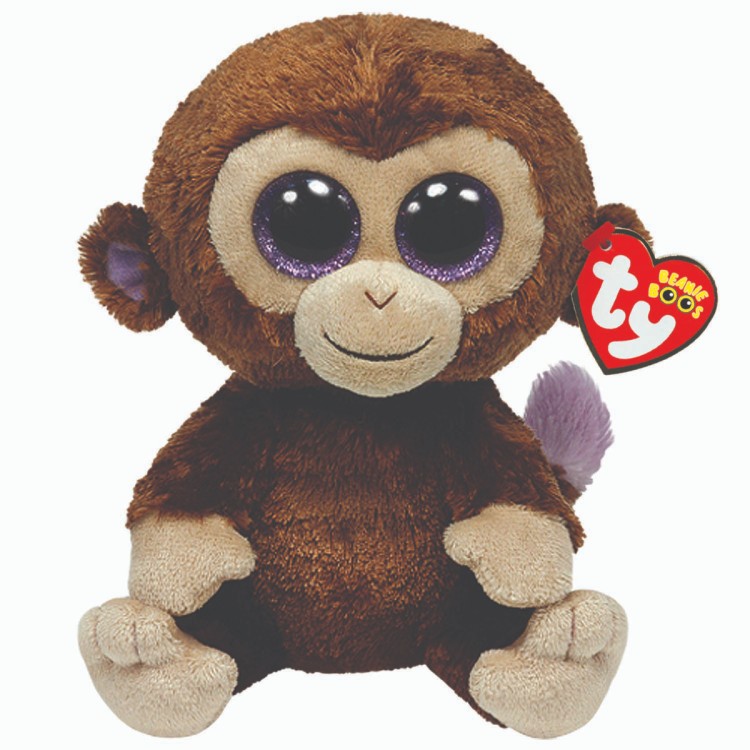 TY Coconut the Monkey Beanie Boo Regular Size