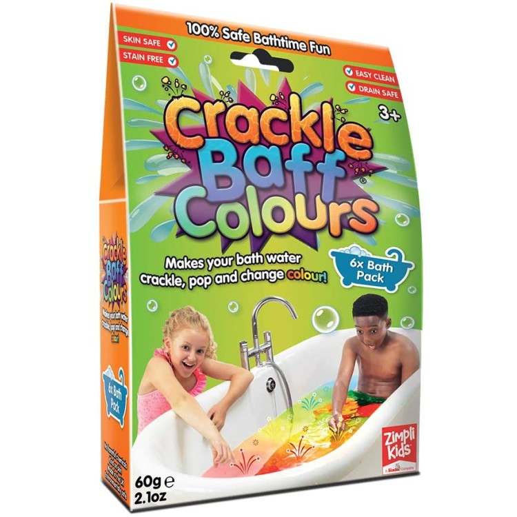 Crackle Baff Colours Pack of 6