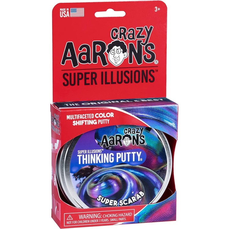 Crazy Aarons Thinking Putty - Super Illusions Super Scarab