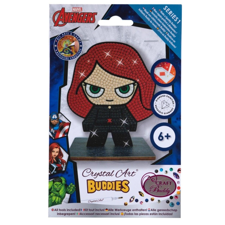 Craft Buddy Crystal Art Buddies Series 1 - Black Widow