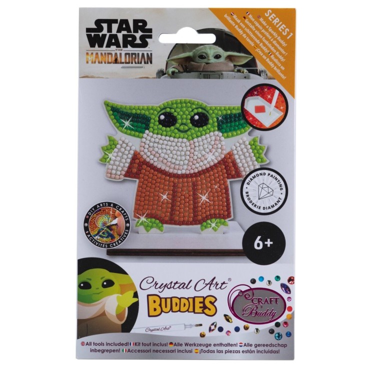 Craft Buddy Crystal Art Buddies Series 1 - Star Wars Grogu (Baby Yoda)