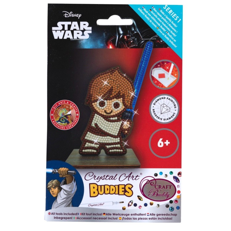 Craft Buddy Crystal Art Buddies Series 1 - Star Wars Luke Skywalker